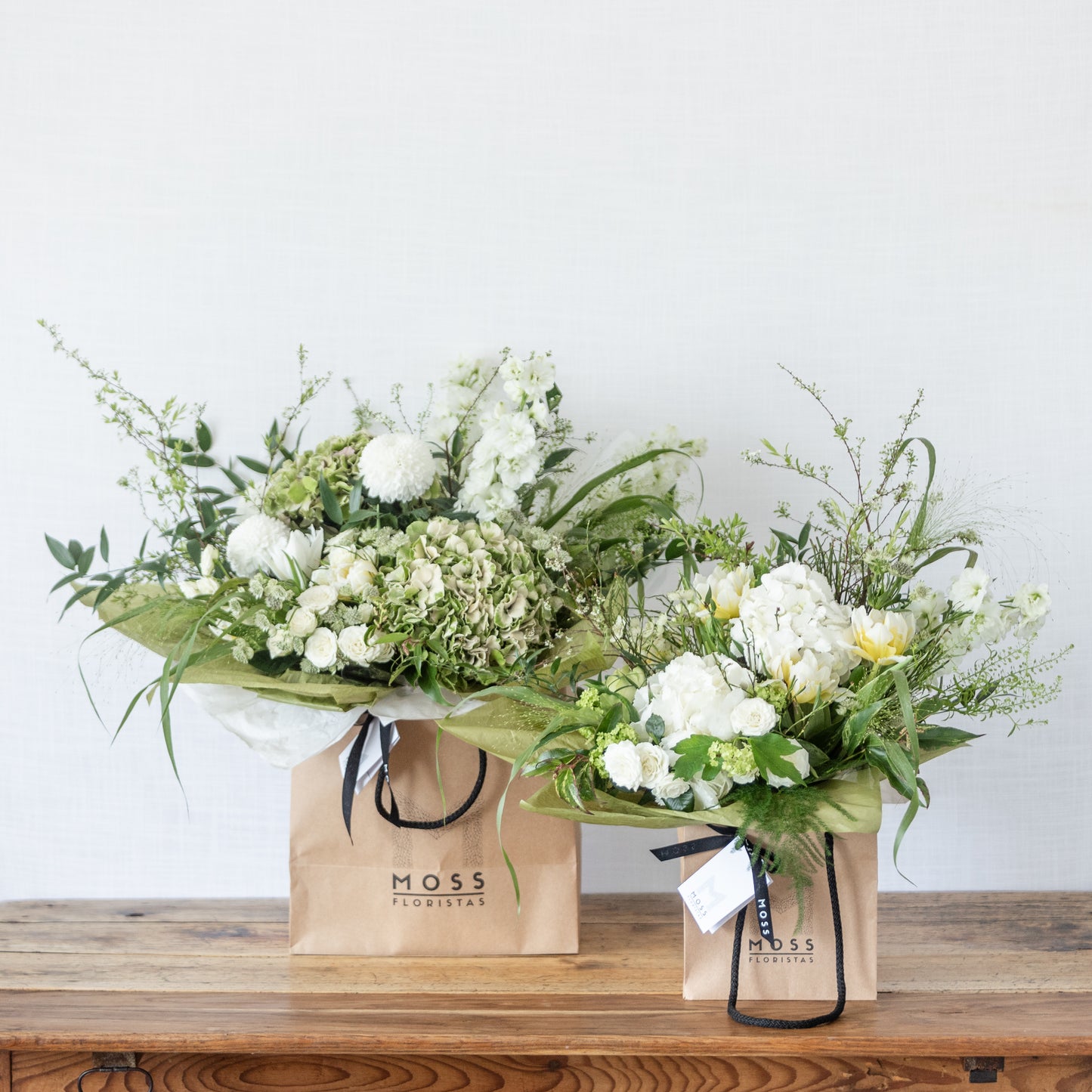 Bolsa de Flores Extra Grande Greens - Mossfloristas