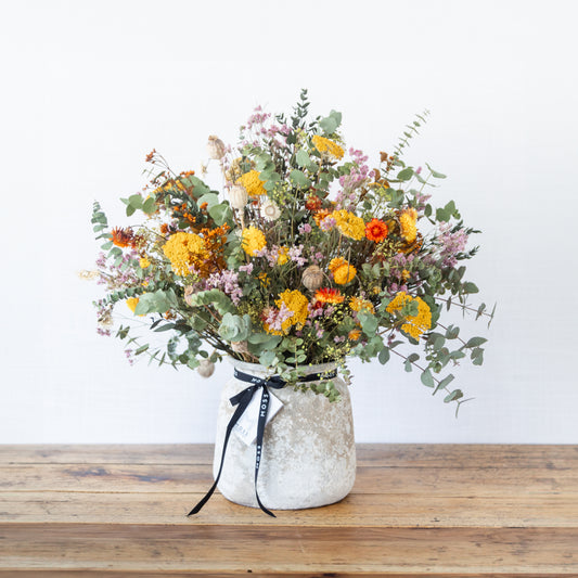 Large Rustic Dried Flower Centerpiece