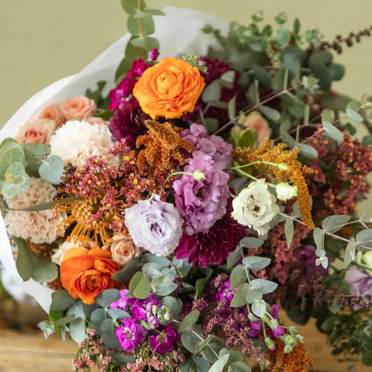 Suscripción de flores ramo mediano