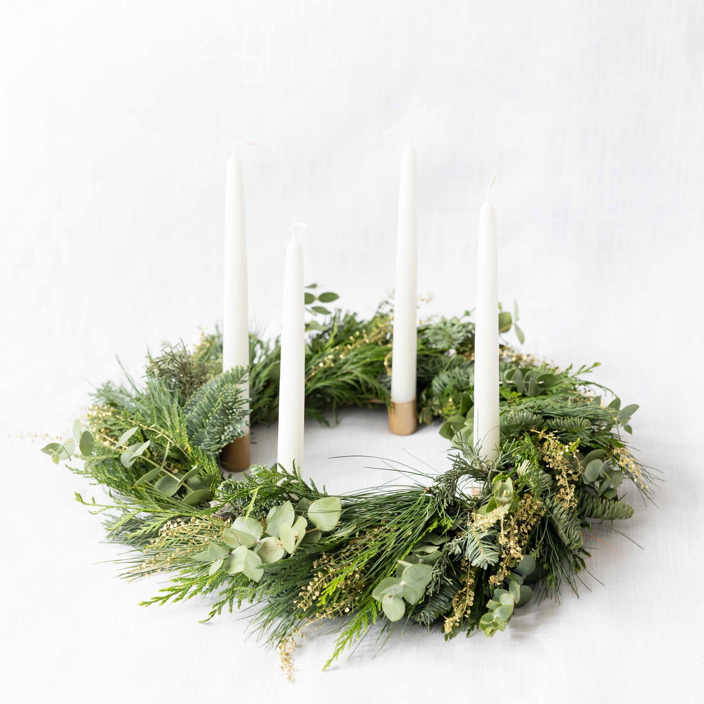 Corona de Adviento Oro