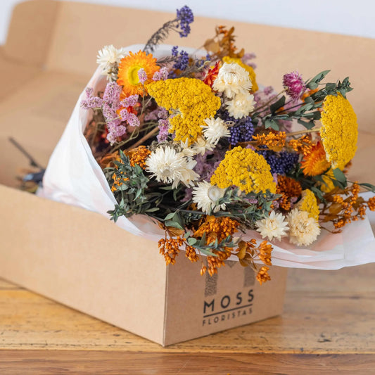 Caja de Flores Preservadas Secas--Mossfloristas