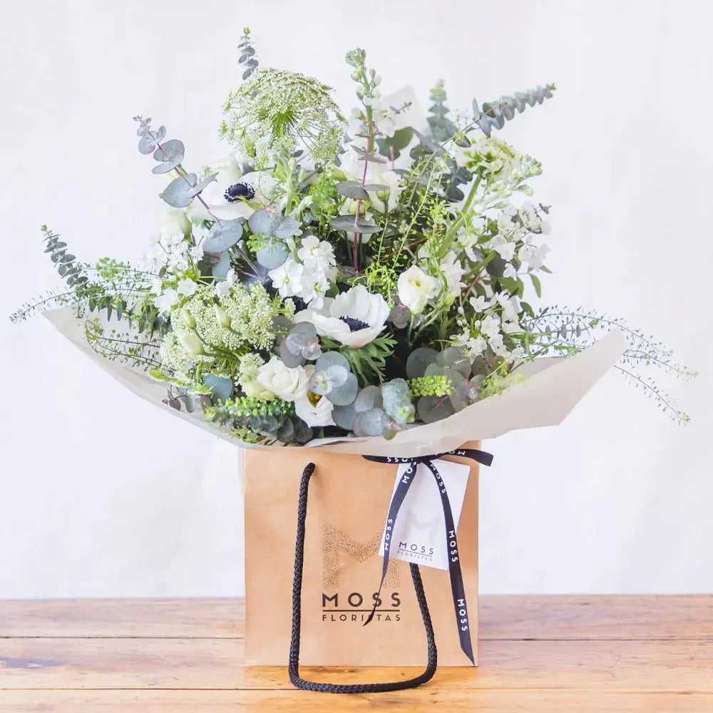 Bolsa White Mossfloristas