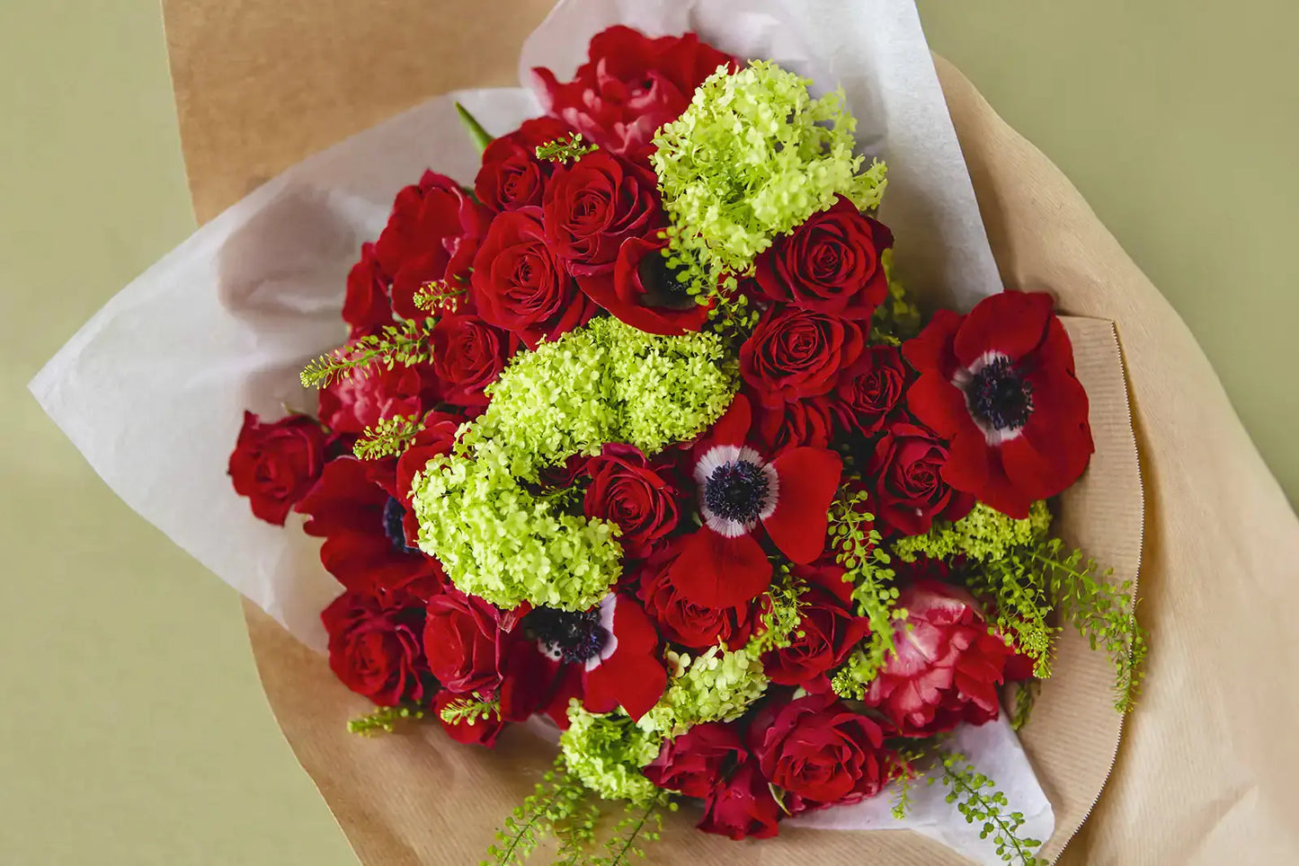 Bouquet Red Poppy